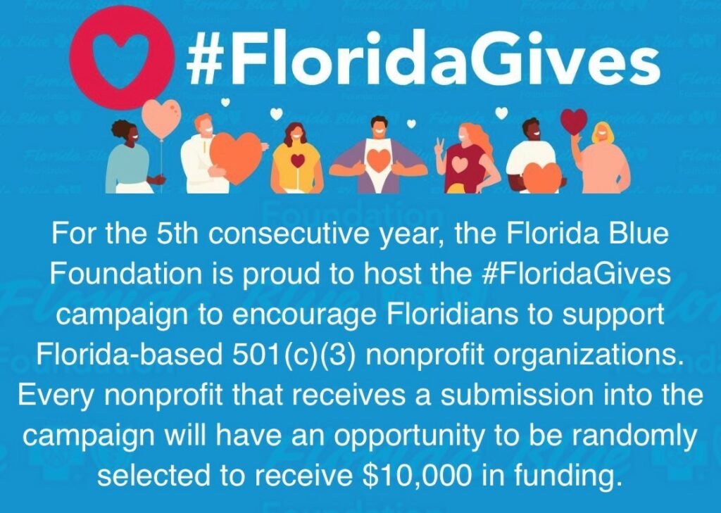 Help Us Win $10,000 from the Florida Blue Foundation - Ryan Nece Foundation